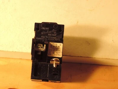 $13.95 • Buy General Electric Pushmatic 1 Pole 15 Amp Circuit Breaker 