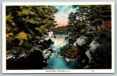 Vilas Pool  Alstead  New Hampshire   Postcard   C1920 • $5.50