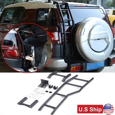 Rear Roof Ladder Alloy Tailgate Driver Side Rack For Toyota FJ Cruiser 2007-21 • $279.99