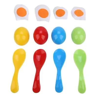 Egg And Spoon Relay Race Game Fun Activity For Kids Party Birthdays Family Gifts • £14.15