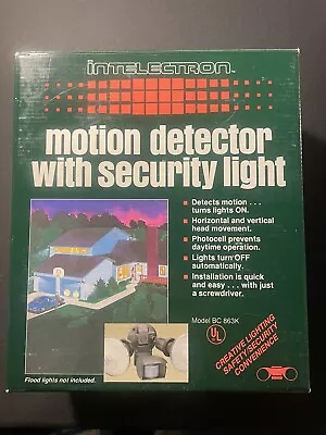 INTELECTRON Motion Detector With Security Light Model BC 863K • $15