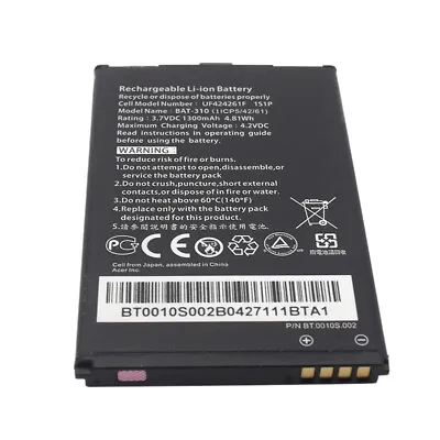 Rechargeable Li-ion Battery BAT-310 For Acer Liquid Mini E310 E320 E330 M310 • $14.99