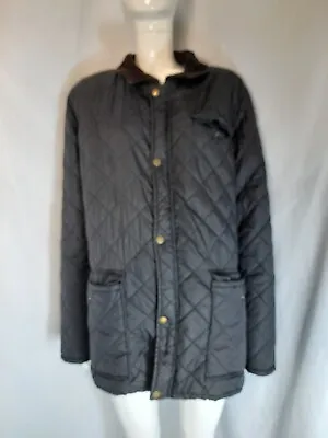 Merc London Blue Quilted Jacket Nylon Cotton Blend Size XL Mens UK • £26.99
