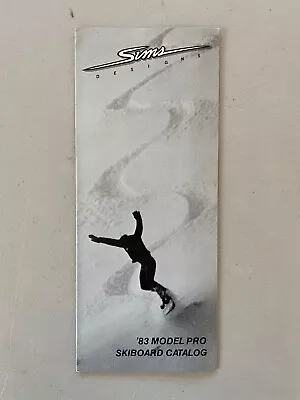 Vintage 1983 Sims Snowboard Catalog & Order Form Really Clean • $41