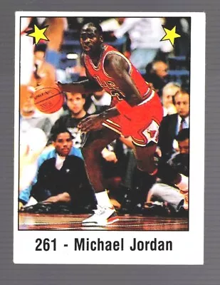 Michael Jordan 1988-89 Panini Spanish Sticker #261 Chicago Bulls VERY RARE!! • $299.99