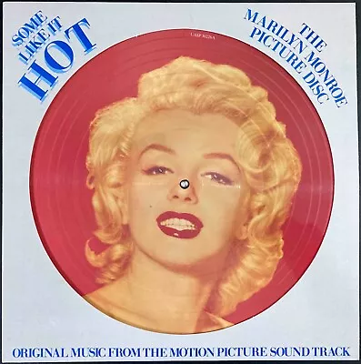 Some Like It Hot US Vinyl Picture Disc LP Marilyn Monroe 1979 • $99.47