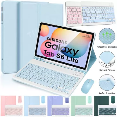 Keyboard Case Cover For Samsung Galaxy Tab S6 Lite 10.4 P620 P625 P613 P619 P610 • £12.99