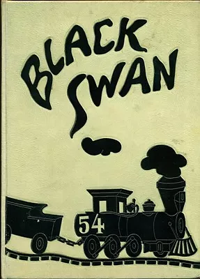 1954 William Byrd High School Yearbook The Black Swan Vinton Va • $69.99