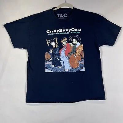 TLC Crazy Sexy Cool Album World Tour Black T-Shirt Retro Tee 2020 Womens Size XL • $9.99