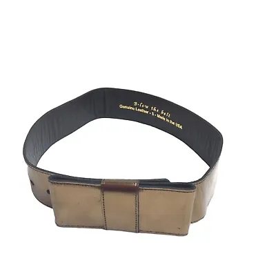 B-LOW THE BELT WIDE Copper LEATHER BUCKLE USA SIZE Smalll • $19.99