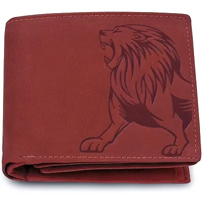 Genuine Leather Minimalist Bifold Wallets For Men RFID Blocking Slim Mens Wallet • $36.50