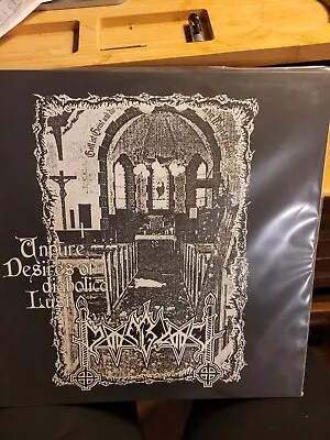 MOONBLOOD Unpure Desires Of Diabolical Lust (Reh 9) Gatefold Double LP Vinyl • $22