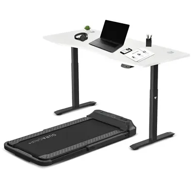 $1689.10 • Buy Lifespan V-FOLD Treadmill With ErgoDesk Automatic Standing Desk 1500mm In White