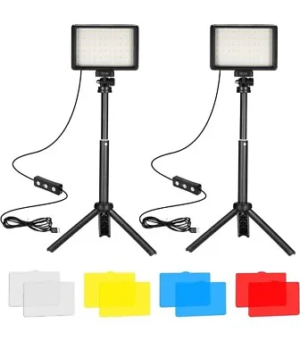 Ci-Fotto LED Video Light 2-Pack 5600K Dimmable USB Photo Lights With Mini... • $24.95