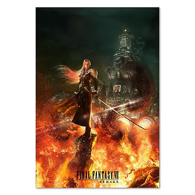 Final Fantasy VII (7) Remake Poster - Sephiroth Box Art - High Quality Prints • $14.44