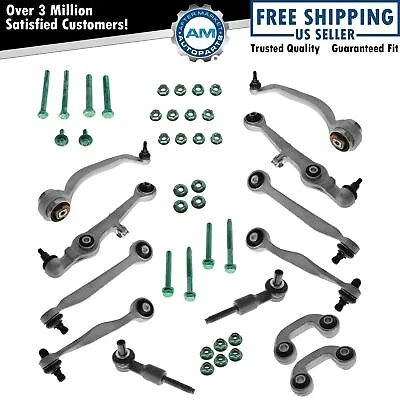 Control Arms Ball Joints Tie Rods 12 Piece Suspension Kit For Audi A4 A6 Passat • $167.90