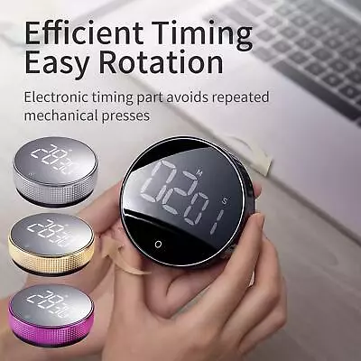 Digital Magnetic Countdown Alarm Clock Kitchen Timer Cooking Study StopwatchUS • $6.47