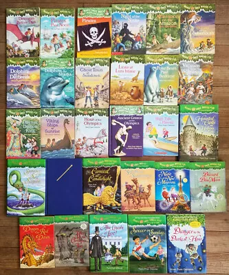 MAGIC TREE HOUSE Lot Of 29 BOOKS 1 4-7 9-16 28 30-37 44 47 52 Super Ed 1 • $90