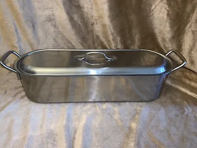 $20 • Buy Inox Stainless Steel 18/C Fish Poacher Steamer. Made In Italy EUC