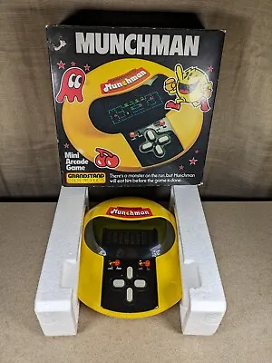 Grandstand MunchMan Vintage Handheld Electronic Retro Video Game - Tomy 1981 • £199.99