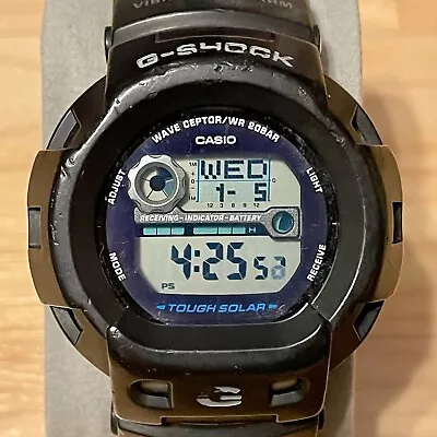 Casio G-Shock GW-400J-1 Silencer Solar Atomic Vibration Tide Moon Digital Watch • $54.99