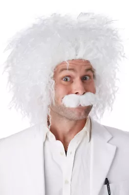 Brand New Einstein Famous Scientist Physicist E=MC2 Costume Wig And Moustache • $13.17