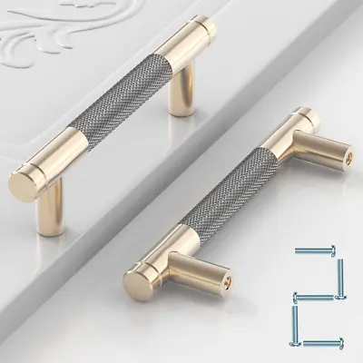 3 Inch Kitchen Cabinet Handles Aluminum Knurled Drawer Pulls Cabinet Knobs Cabin • $11.75