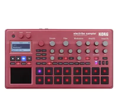 KORG ELECTRIBE2S-RD Synthesizer Sequencer Brand New W/ Cable Color RED From JPN • $719.55