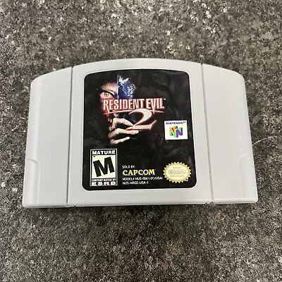 Resident Evil 2 Nintendo 64 N64 Authentic And Tested Cart Only FREE Fast Ship🔥 • $54.99