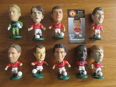 Manchester United Corinthian Collection Figures X 9 Rare Vintage Bundle 1996 • £5.49