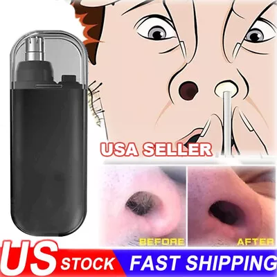 Electric Nose Ear Hair Trimmer Face Eyebrow Mustache Beard Shaver Clipper Unisex • $10.55