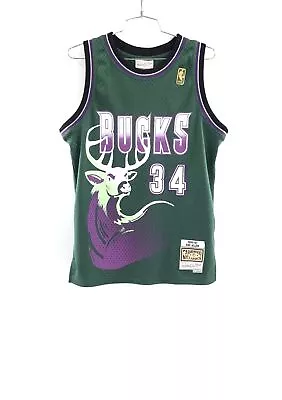 Mitchell & Ness Boys Milwaukee Bucks Ray Allen NBA Jersey-Sz L (14/16) • $14.99