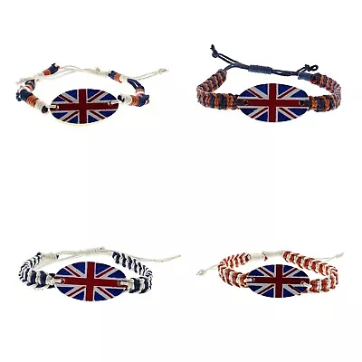 Zac's Alter Ego Union Jack Flag Braided Bracelet • £5.69