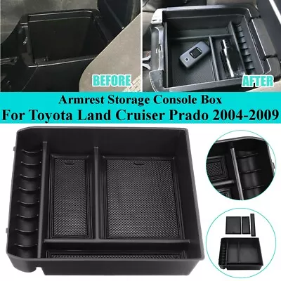Center Console Armrest Storage Box For Toyota Land Cruiser Prado FJ120 2004-2009 • $28.49