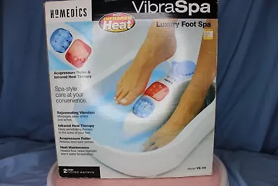 NEW HOMEDICS Feet Spa Bath Massager Heat Soaker Massage Bubble Roller Deep Soak • $30.25