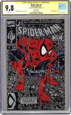 Spider-Man #1 McFarlane Silver Variant CGC 9.8 SS Todd McFarlane 1990 • $360