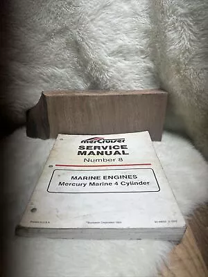 90-44553 MerCruiser Service Manual #8 Marine Engines Mercury Marine 4 Cylinder • $9.99