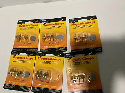 ProMag Magnetic Titan Series 3/4  Round Clasps Lot Of 6 NEW Packages #50004  • $29.99