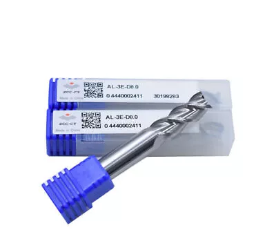 NEW AL-3E-D8.0 Flat End Mill 3Flute Tungsten Steel Milling Cutter For Alu 5pcs • $54.90