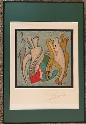 Mihail Chemiakin “Metaphysical Composition” - Hand Signed/Matted/Framed Litho • $750