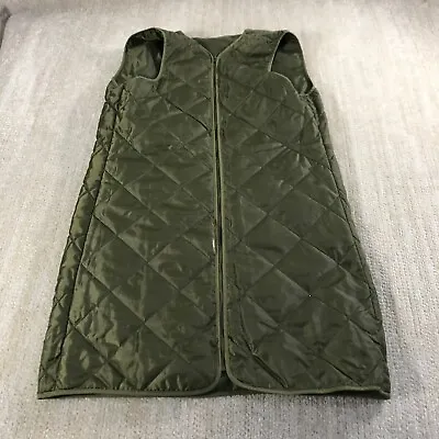 Brooks Brothers Jacket Mens Extra Small Green Diamond Quilted Vest Jacket Liner • $12.44