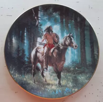 Vintage 1992 Limited Ed Hamilton Mystic Warriors Sun Seeker Porcelain Plate  Ren • $7.19