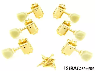 NEW Gotoh Vintage Locking 3x3 TUNERS For Gibson Les Paul SG Gold TK-0735-002 • $72.99