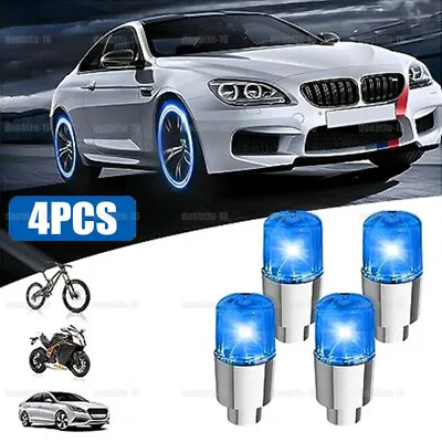 4x Car Auto SUV Wheel Tyre Tire Air Valve Stems LED Light Caps Cover Accessories • $9.72