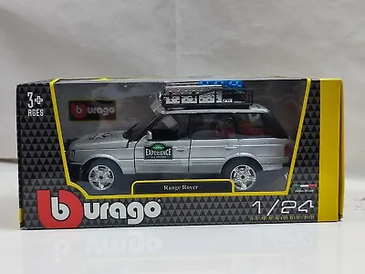 Burago 1:24 Range Rover Replica Model Car Diecast Toy Silver New • £19.90