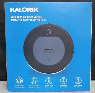 Kaloric Ionic Pure Air Robot Vacuum Cleaner 46588 GR BRAND NEW • $59.95