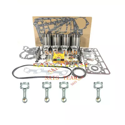 $856 • Buy V1702 Engine Rebuild Kit Con-Rods Fits Kubota Excavator Tractor Bobcat Generator