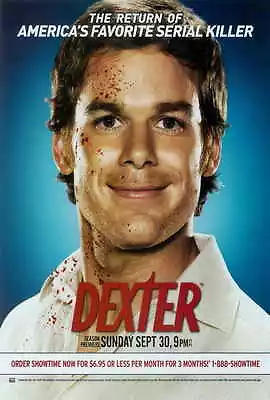 DEXTER (TV) Movie POSTER 27x40 G Michael C. Hall Jennifer Carpenter Devon Graye • $17.98