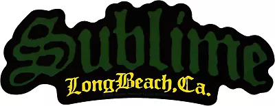 Sticker - Sublime Long Beach Logo Ska Punk Reggae Rock Music Band 6  Decal #5890 • $6.99