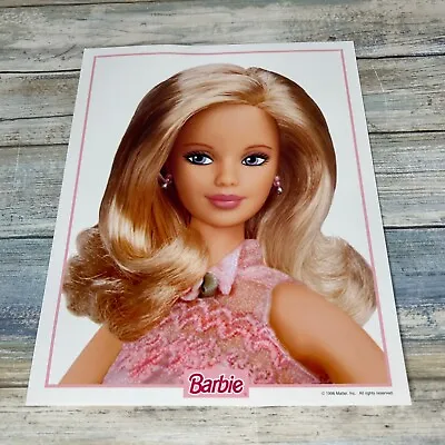 Barbie Poster Vintage 90s Mattel 1998 Sign Art Photo • $15.71